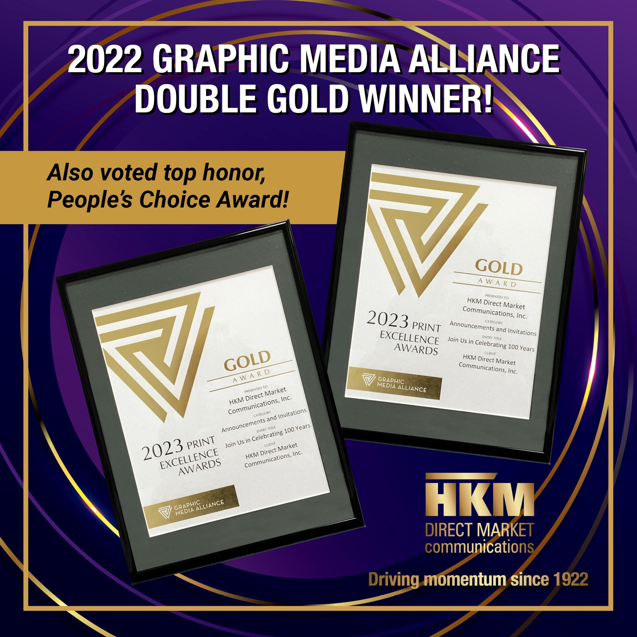 Gold Award for Printing Excellence